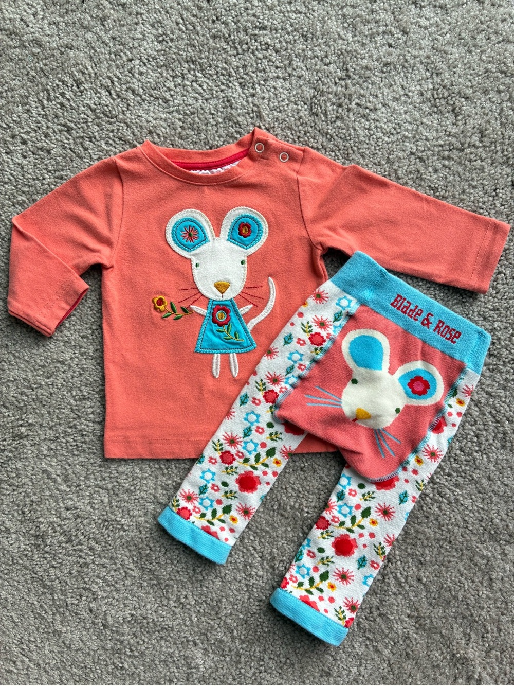 Blade & Rose Coral Mouse 2 piece Set